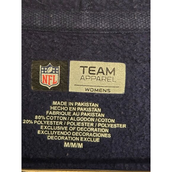 Women's NFL Team Apparel Seattle Seahawks Blue Zip Hoodie Size M EUC - Picture 4 of 4